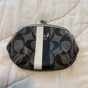 COACH Monogram Coin Pouch